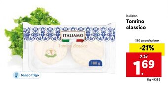 Lidl Italiamo Tomino classico 180 g offerta
