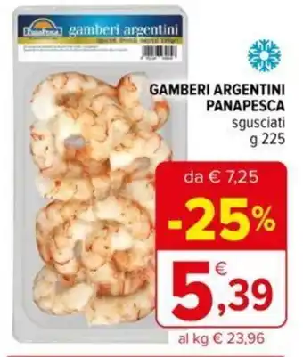 Iperal Panapesca Gamberi Argentini sgusciati 225 g offerta