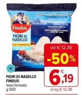 Iperal Findus Fiori di Nasello maxi formato 500 g offerta