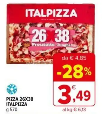 Iperal Italpizza Pizza 26 x 38 570 g offerta