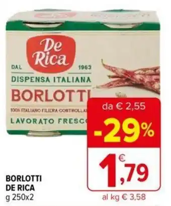 De Rica Borlotti g 250 x 2