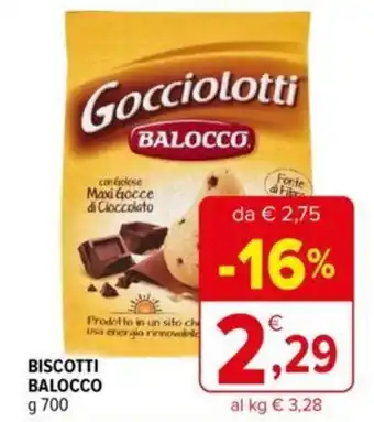 Iperal Balocco Biscotti 700 g offerta