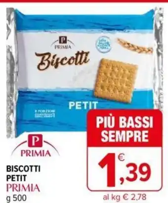 Iperal Primia Biscotti Petit 500 g offerta