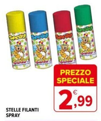 Iperal Stelle Filanti Spray offerta