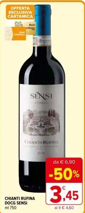 Iperal Chianti Rufina DOCG Sensi 750 ml offerta
