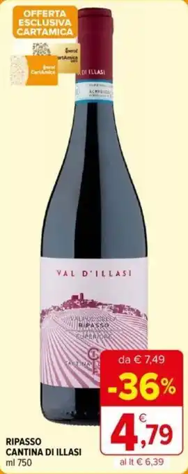 Iperal Ripasso Cantina Di Illasi 750 ml offerta
