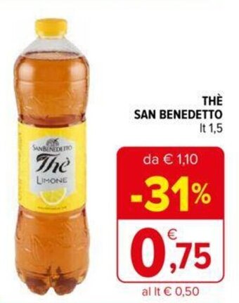 Iperal San Benedetto Thè 1,5 lt. offerta