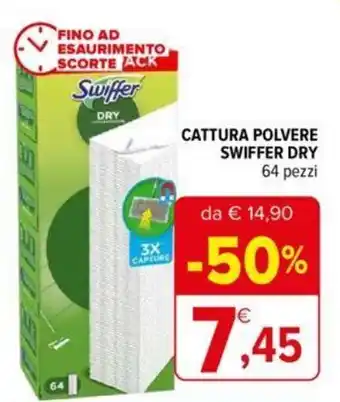 Iperal Swiffer Dry Cattura Polvere 64 pezzi offerta
