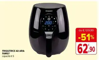 Iperal Family Friggitrice Ad Aria capacità 5 lt. offerta