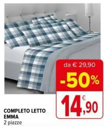 Iperal Emma Completo Letto 2 piazze offerta