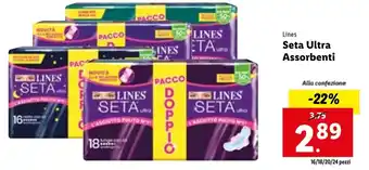 Lidl Lines Set Ultra Assorbenti offerta