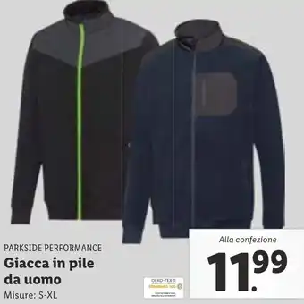 Lidl Parkside Performance Giacca in pile da uomo S-XL offerta