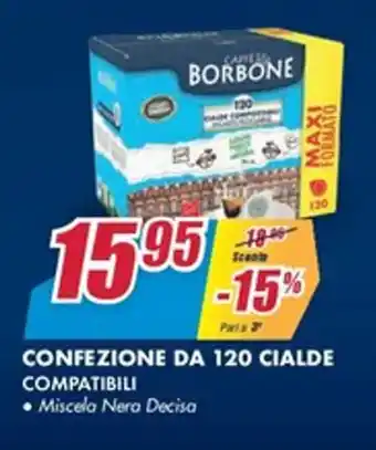 Trony Borbone Confezione Da 120 Cialde Compatibili offerta