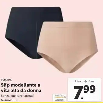 Lidl Esmara Slip modellante a vita alta da donna S-XL offerta