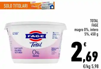 Conad Fage Total 450 g offerta