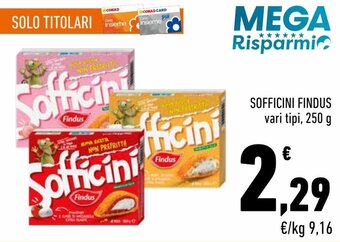 Conad Findus Sofficini 250 g offerta