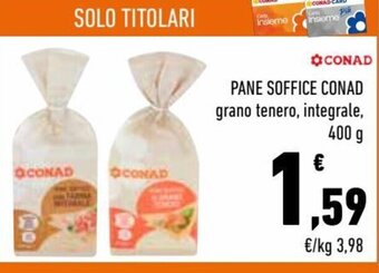 Conad Conad Pane Soffice 400 g offerta