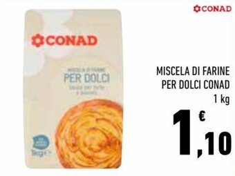 Conad Conad Miscela di Farine per Dolci 1 kg offerta