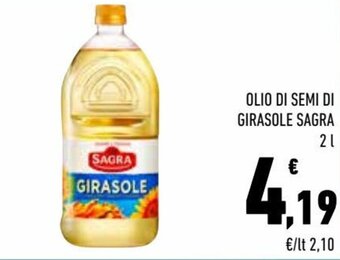 Conad Sagra Olio di Semi di Girasole 2 l offerta