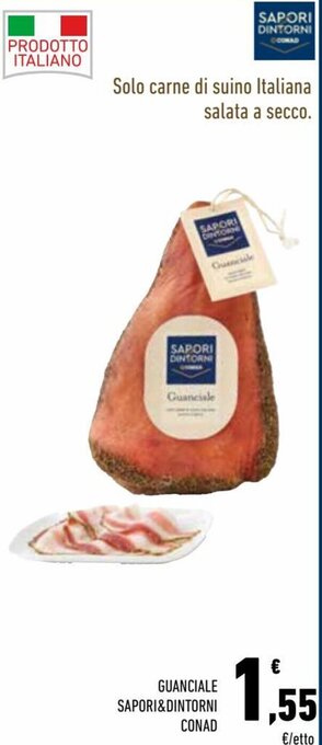 Conad Conad Sapori & Dintorni Guanciale offerta