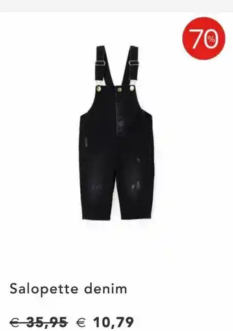 Salopette denim