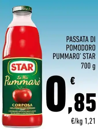 Conad Star Passata Di Pomodoro Pummarò 700 g offerta