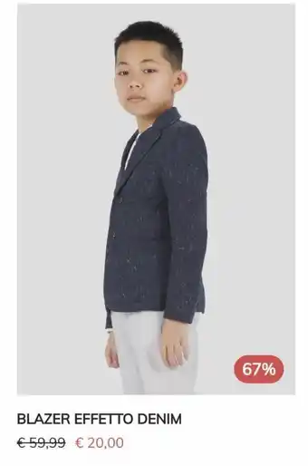 Conbipel Blazer effetto denim offerta