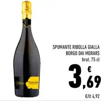 Conad Borgo Dai Morars Spumante Ribolla Gialla Brut 75 cl offerta