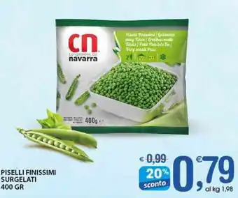 Qui Discount Piselli Finissimi Surgelati 400 gr offerta