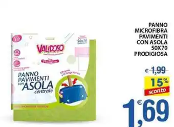 Qui Discount Validoso Panno Microfibra Pavimenti Con Asola 50x70 Prodigiosa offerta
