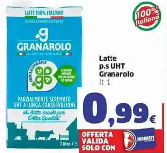 Ok Sigma Granarolo Latte P.S. UHT Lt 1 offerta