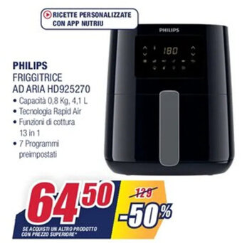 Trony Philips Friggitrice AD Aria HD925270 offerta