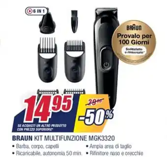 Trony Braun Kit Multifunzione MGK3320 offerta