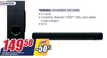 Trony Yamaha Soundbar SRC30ABL offerta