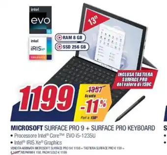 Microsoft Surface Surface Pro 9 + Surface Pro Keyboard