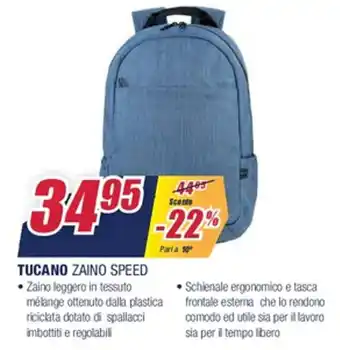 Trony Tucano Zaino Speed offerta