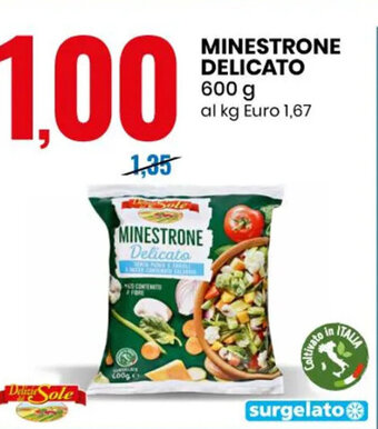 Eurospin Minestrone Delicato 600 g offerta