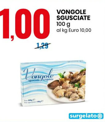 Eurospin Vongole Sgusciate 100 g offerta