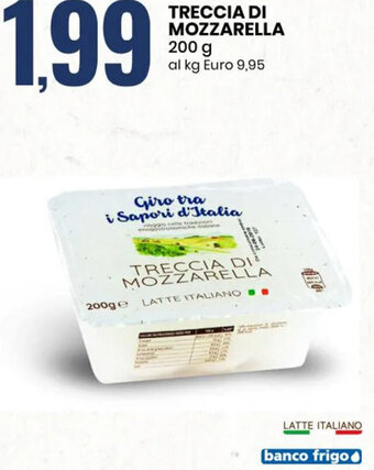 Eurospin Treccia di Mozzarella 200 g offerta
