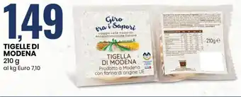Eurospin Tigelle di Modena 210 g offerta