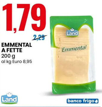 Eurospin Land Emmental A Fette 200 g offerta