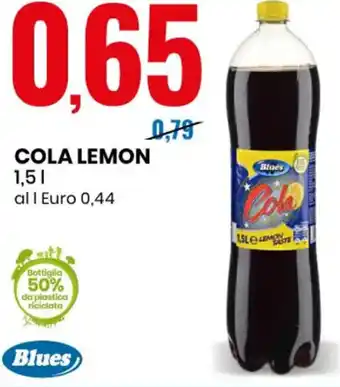 Eurospin Blues Cola Lemon 1,5 l offerta