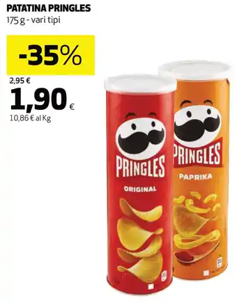 Coop Pringles Patatina 175 g offerta