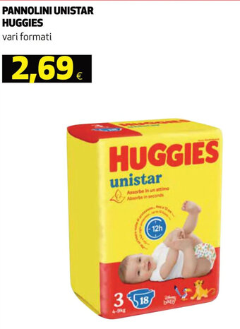 Coop Huggies Pannolini Unistar offerta