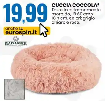 Eurospin Cuccia Coccola Ø 60 cm x 16 h cm offerta
