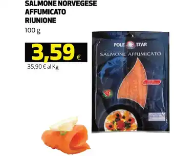 Coop Pole Star Salmone Norvegese Affumicato Riunione 100 g offerta