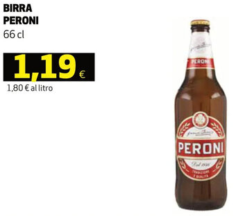 Coop Peroni Birra 66 cl offerta