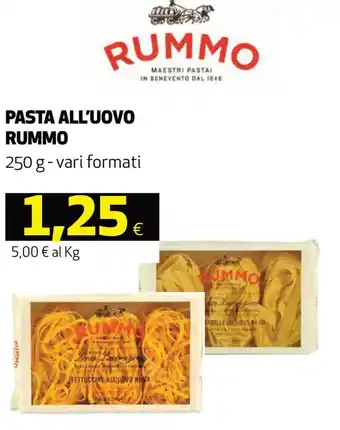 Coop Rummo Pasta All'Uovo 250 g offerta