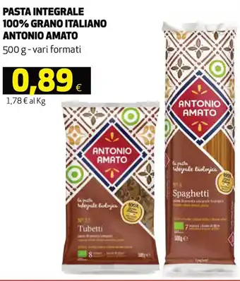 Coop Antonio Amato Pasta Integrale 100% Grano Italiano 500 g offerta