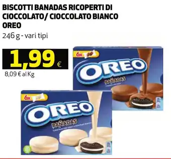 Coop Oreo Biscotti Banadas Ricoperti di cioccolato / cioccolato bianco 246 g offerta